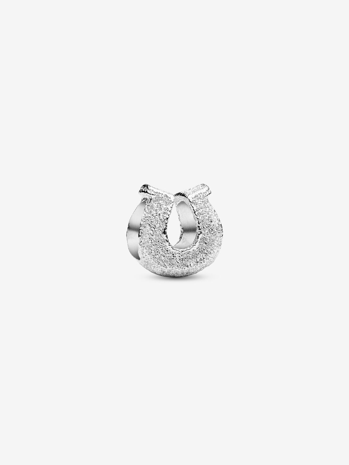 Mini Charm Pandora Ferro di cavallo effetto diamantato