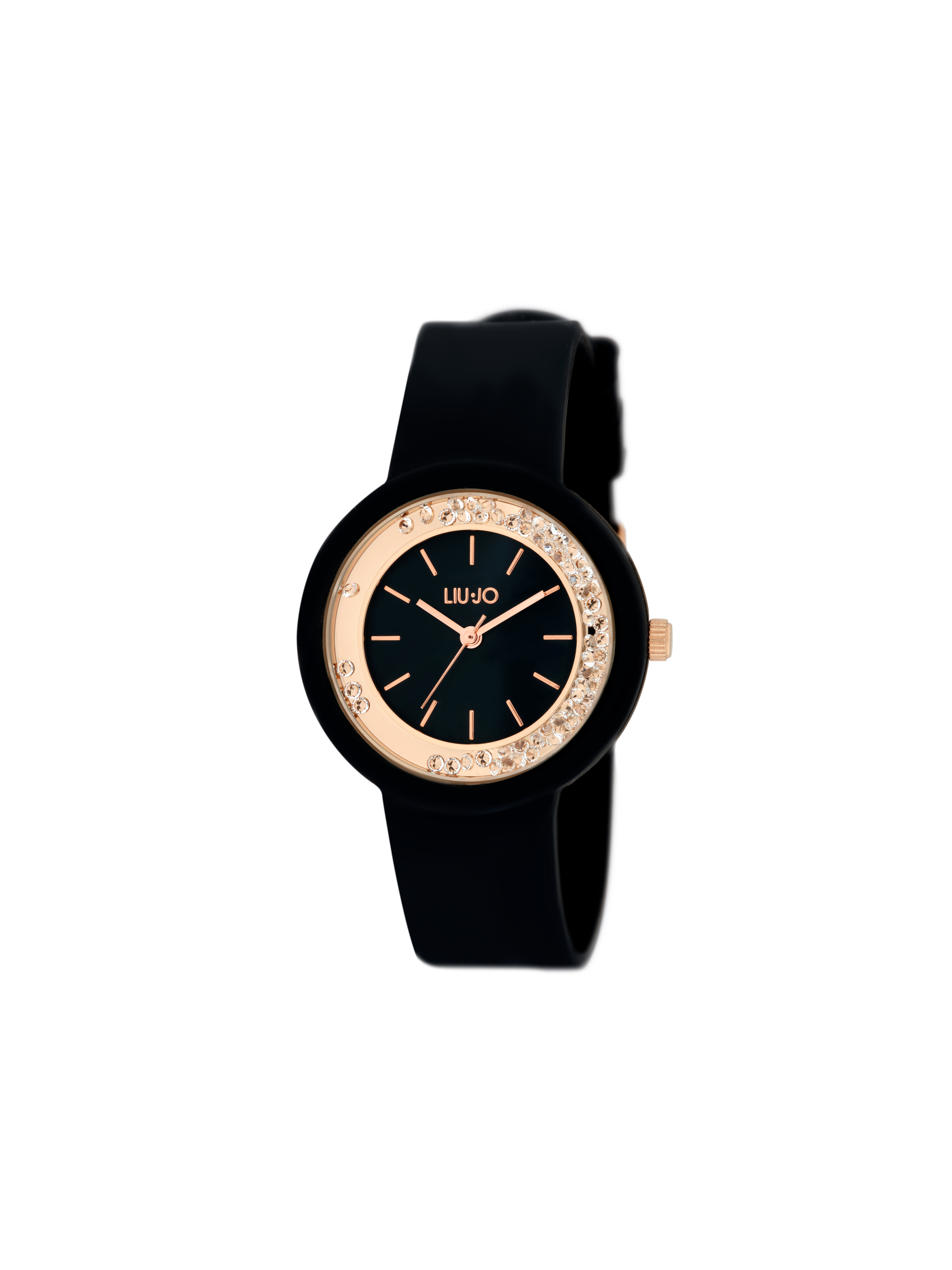 Orologio Donna Liu-Jo Solo Tempo Dancing Teen al Quarzo con Quadrante Nero 33 con Cinurino in Silicone
