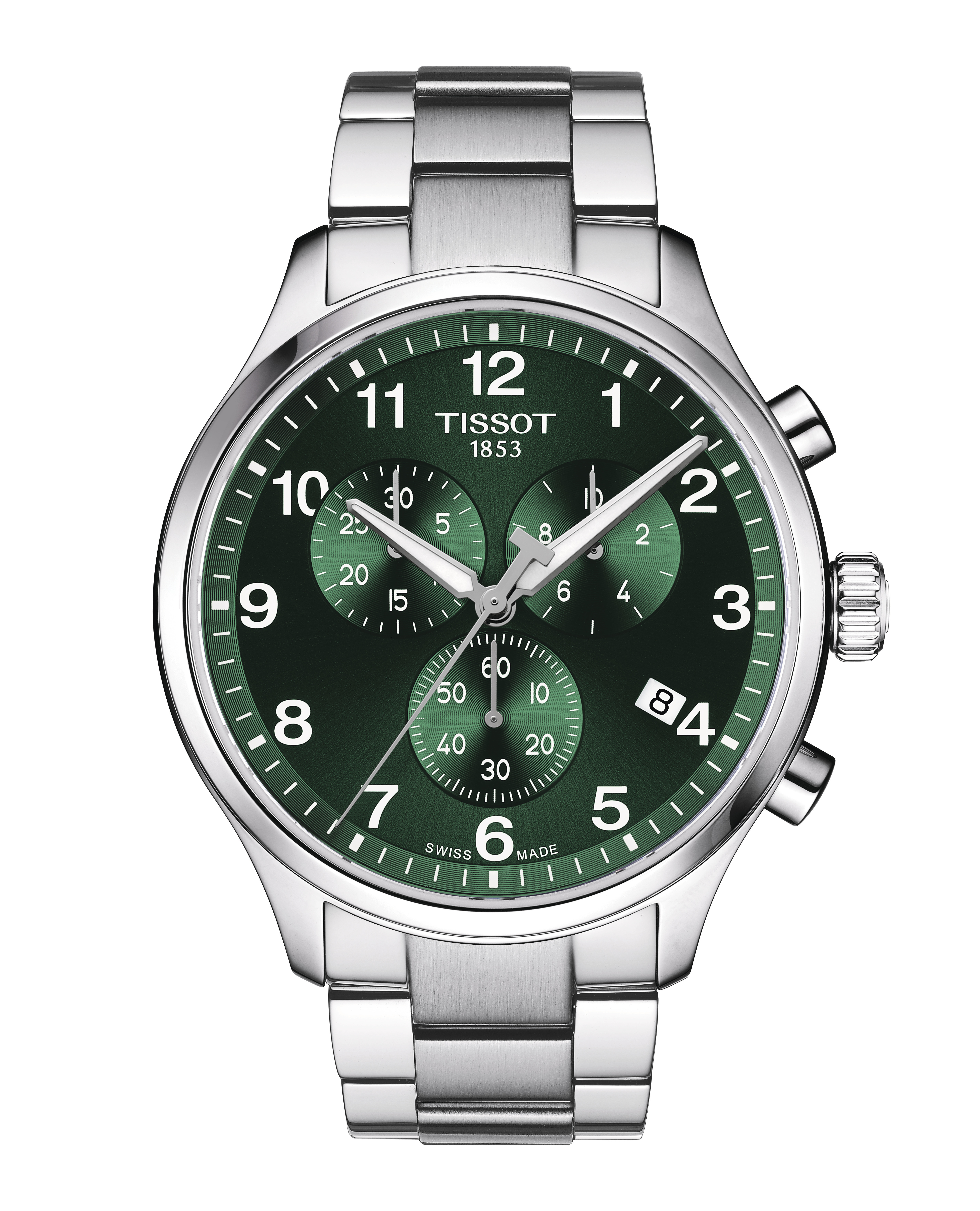 Orologio Uomo Tissot Chrono Xl Classic al Quarzo con Quadrante Verde 45 mm
