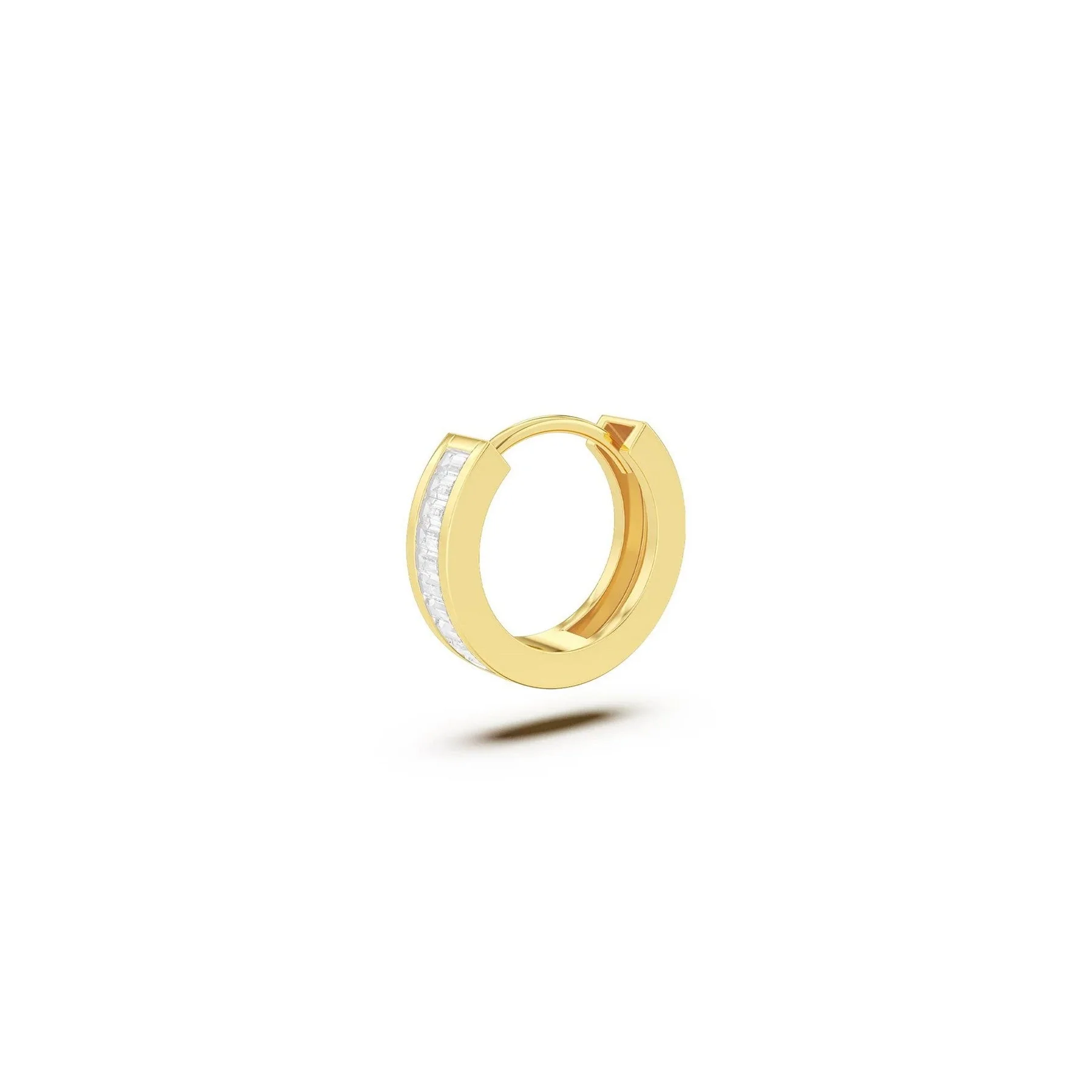 Orecchino Donna Amabile Hoop Zirconia A Cerchio Pietre di Zirconia Incastonate