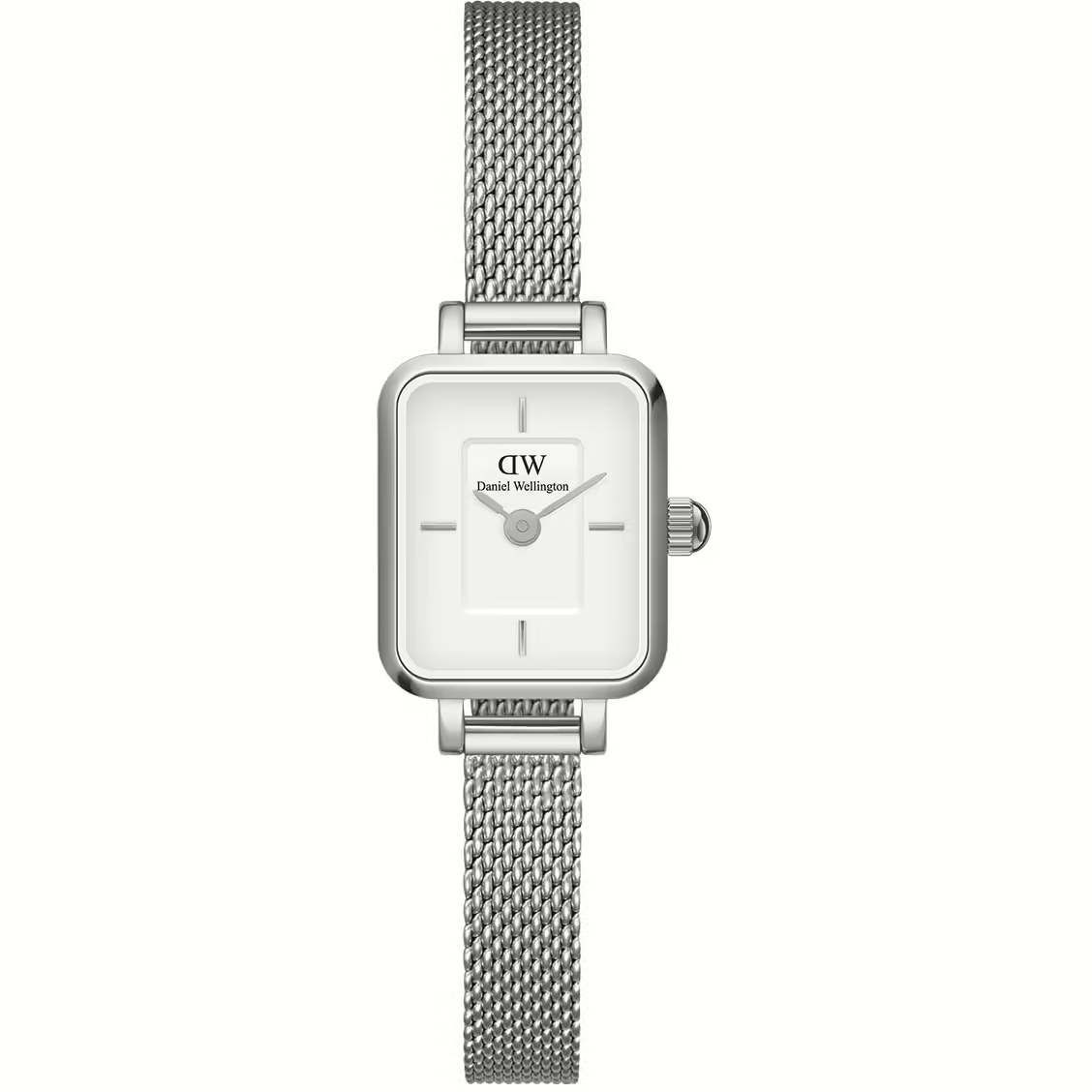 Orologio Donna Daniel Wellington Quadro Mini al Quarzo con Quadrante Bianco 15,4x18,2 mm