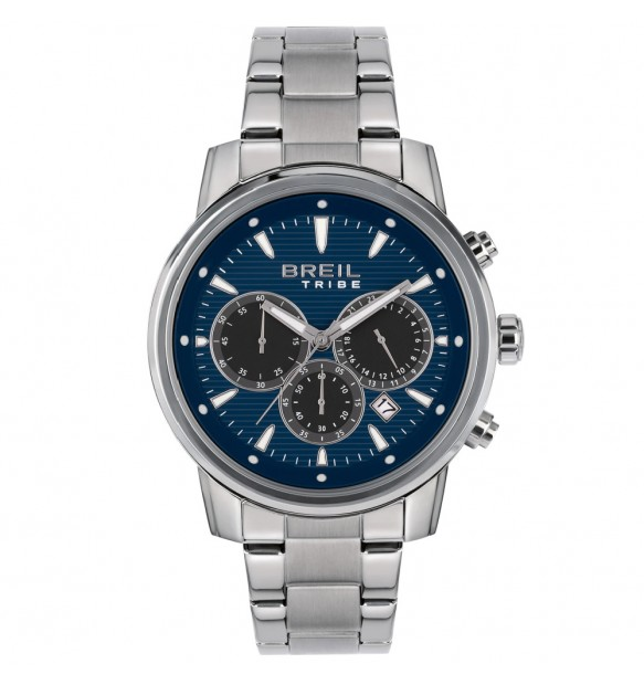 Orologio Uomo Breil Tribe Caliber al Quarzo con Quadrante Blu 43 mm 