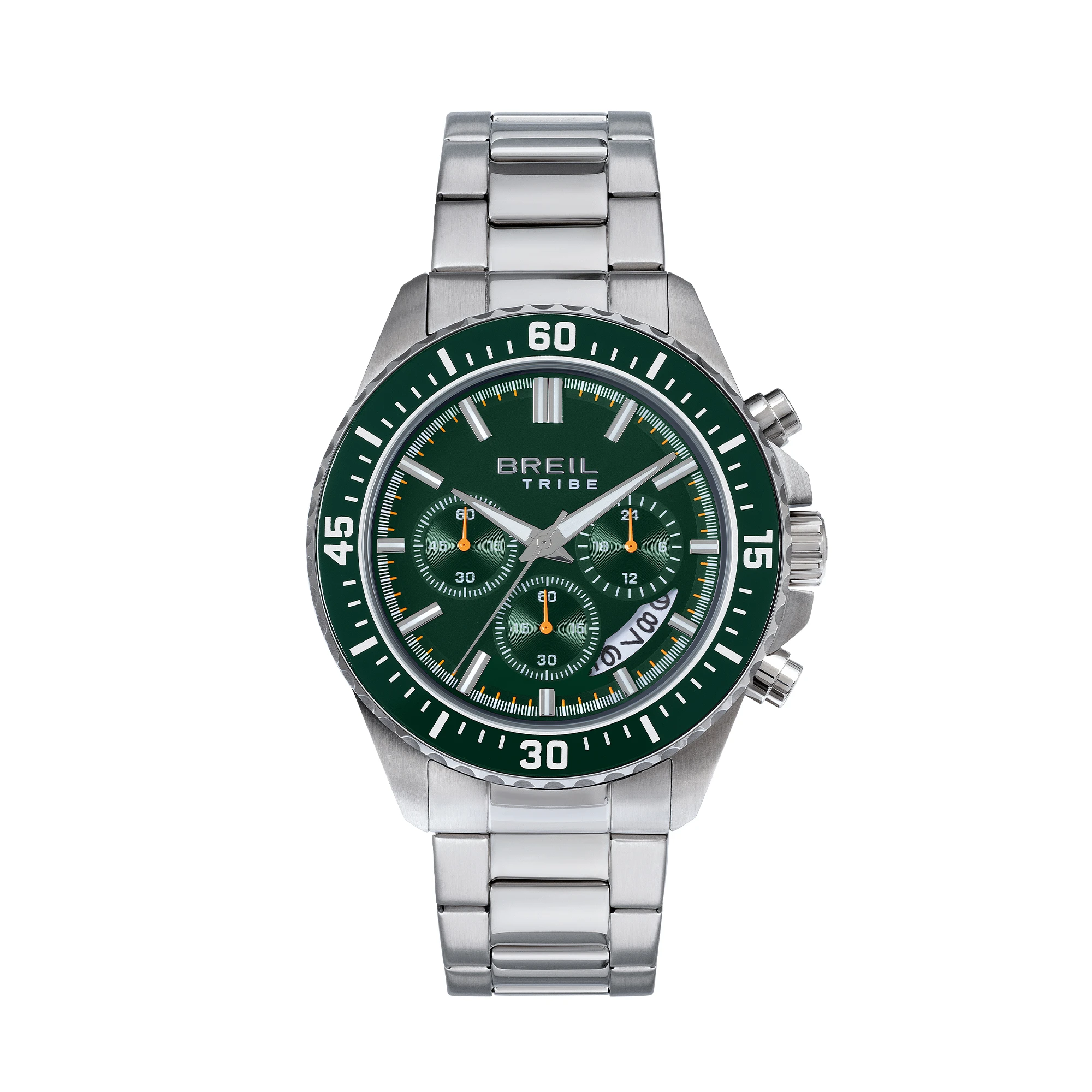 Orologio Uomo Breil Trial al Quarzo con Quadrante Verde 44 mm 