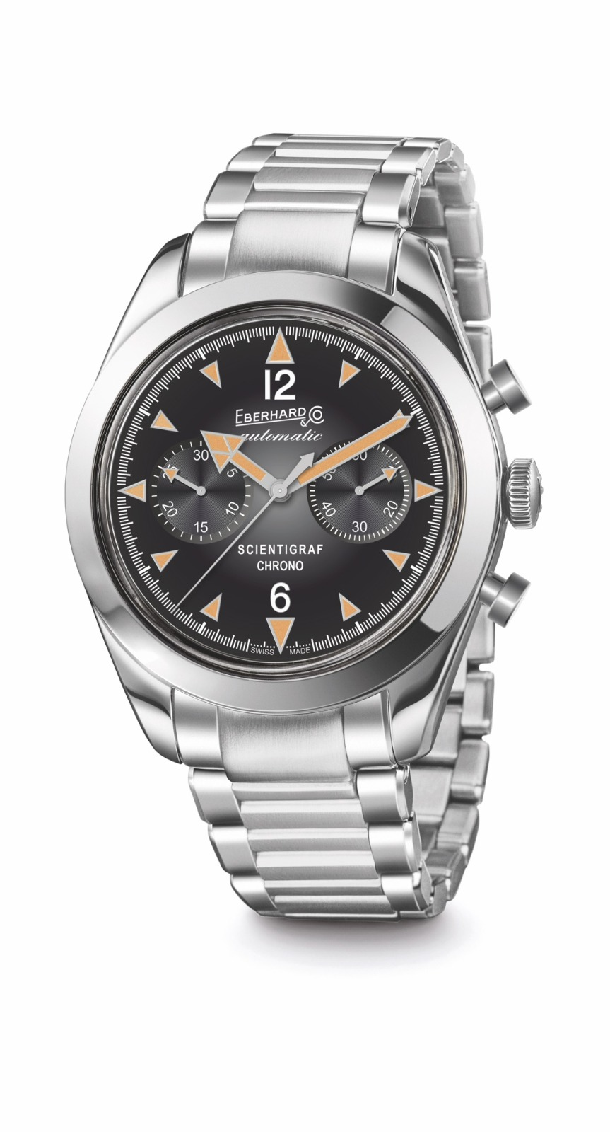 19426_95421_30102656295.bmp Orologio Uomo Eberhard Scientigraf Chrono Automatico con Quadrante Nero 41 mm