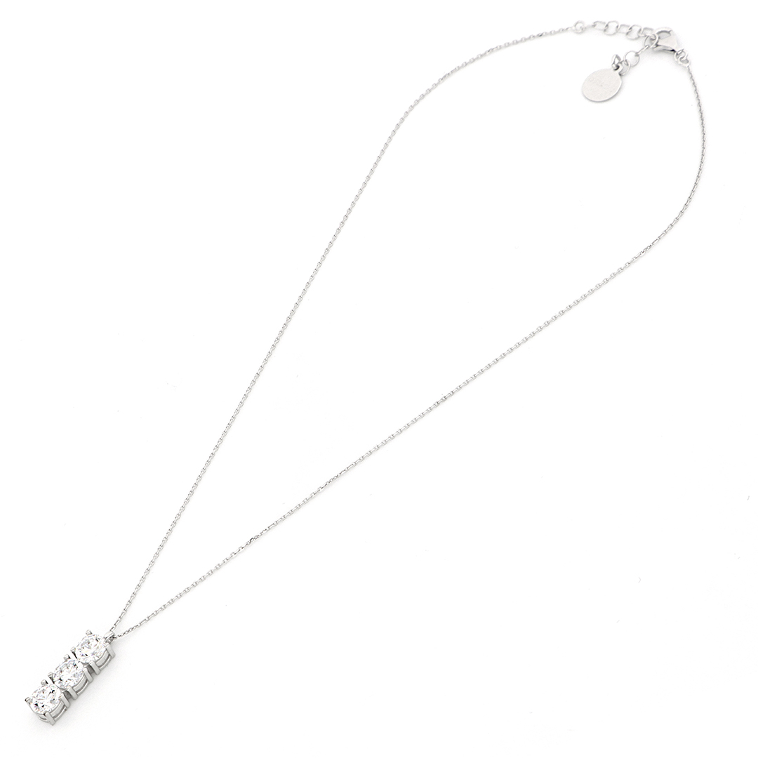 Collana Donna Unoaerre Trilogy in Argento