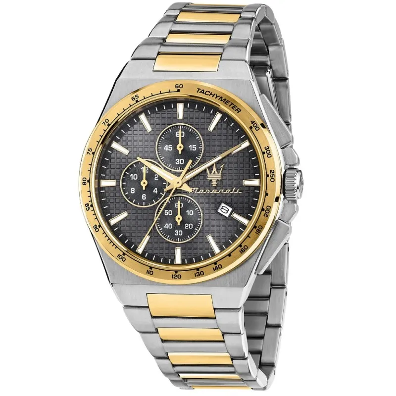 Orologio Uomo Maserati Velocità Slim al Quarzo con Quadrante Grigio Scuro 41 mm 