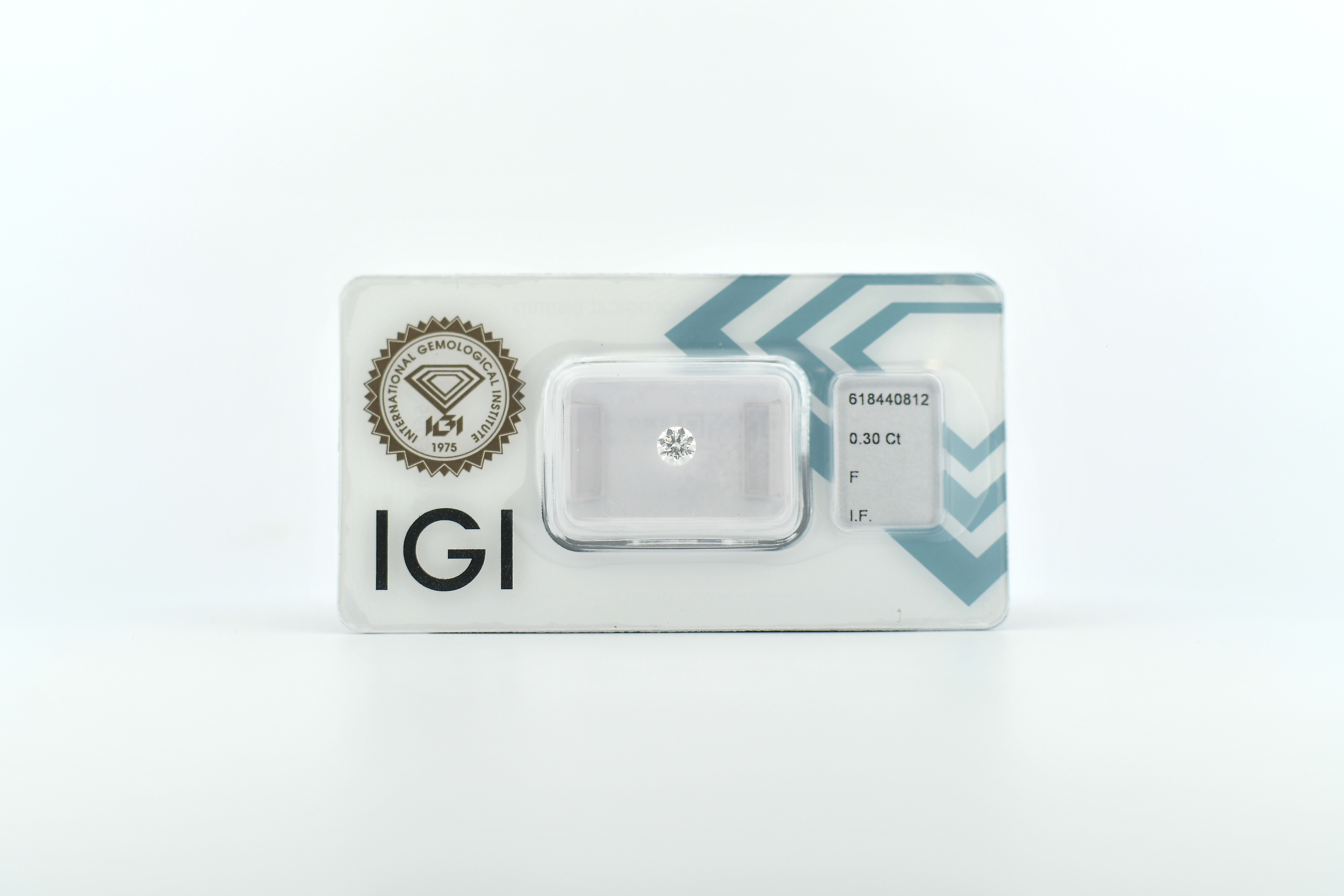 Diamante Certificato IGI Blisterato 0,30 ct F IF