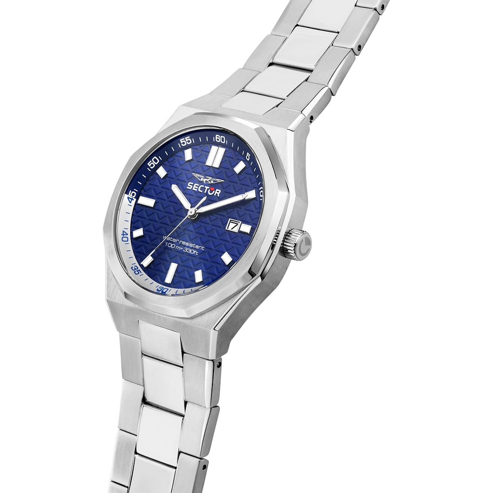Orologio Uomo Sector Otto150 al Quarzo con Quadrante Blu 42 mm