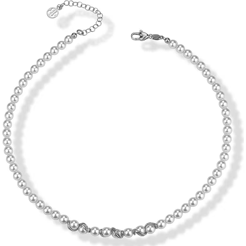 Collana Donna Boccadamo con Perle e Decoro a Spirale
