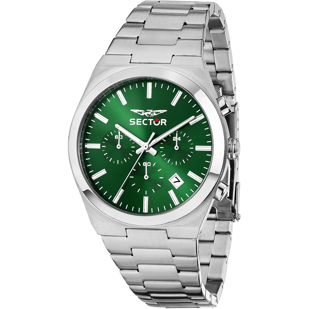 Orologio Uomo Sector C300 al Quarzo con Quadrante Verde 42 mm