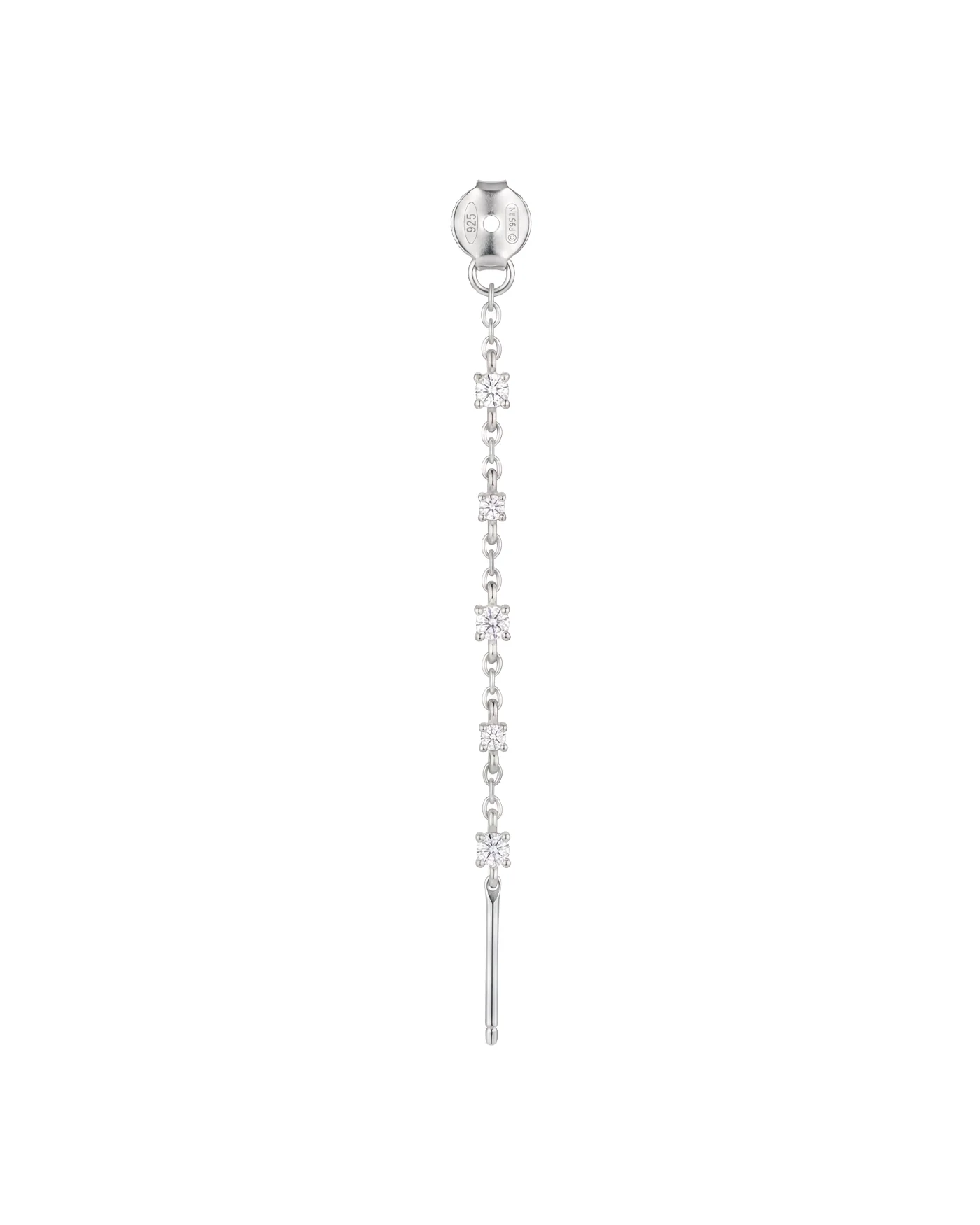 Pndente Ambaile Charmi Mini con Zirconi in Argento 