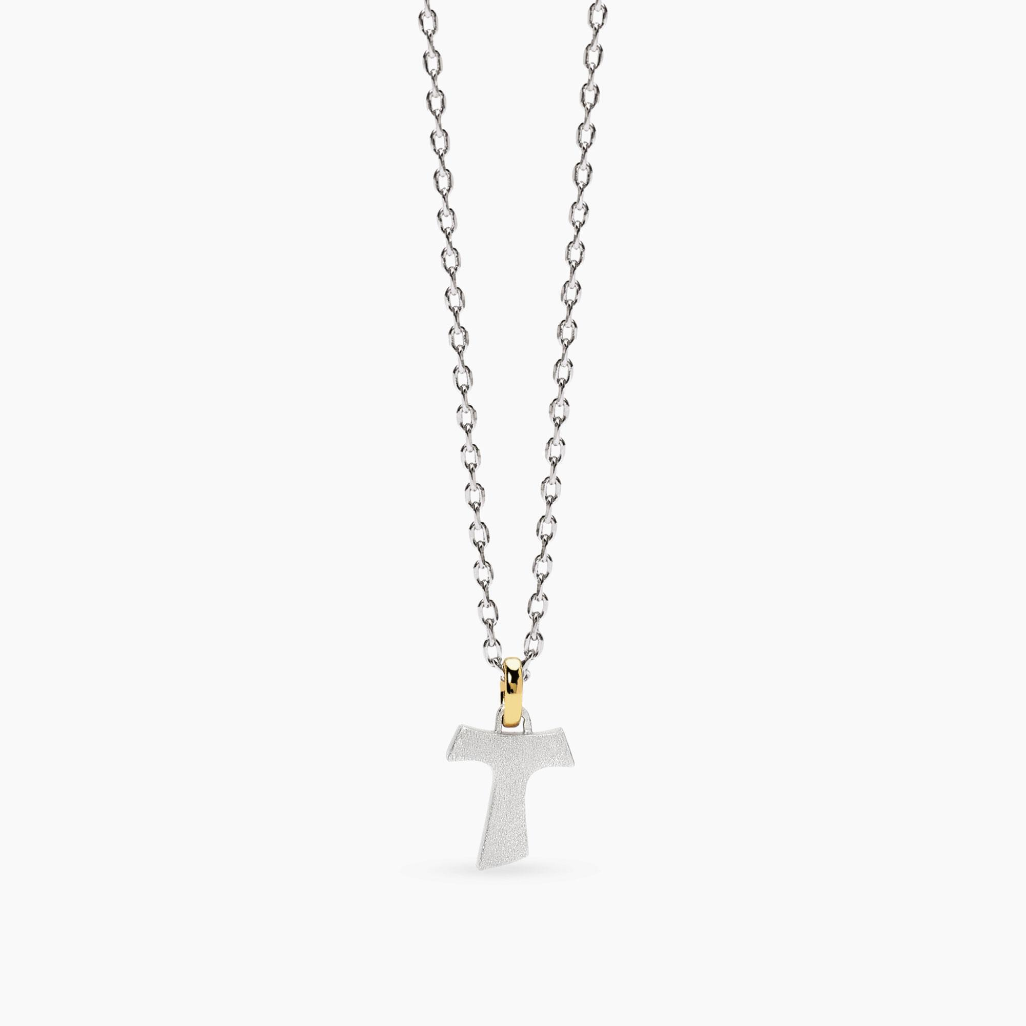 Collana Uomo Mabina Tao con Croce Tau 