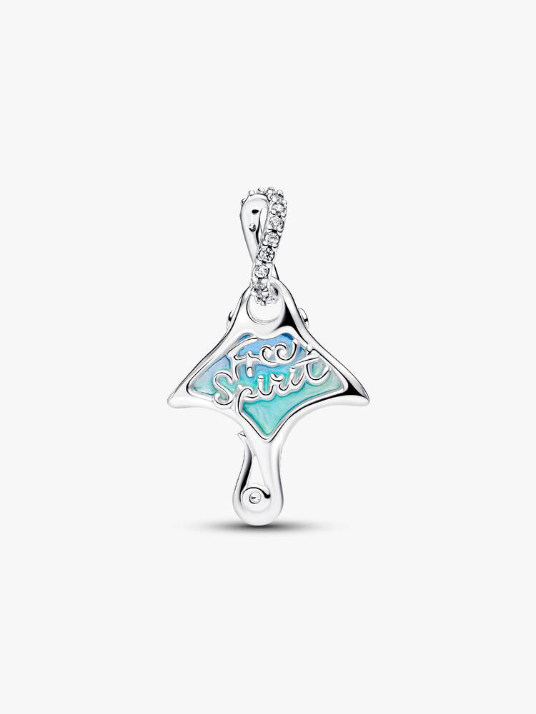 Charm Pendente Pandora Manta Vetro di Murano