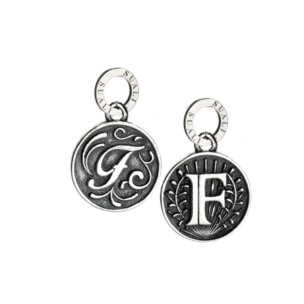 Charm Donna Suali Lettera F Ø cm. 1,5