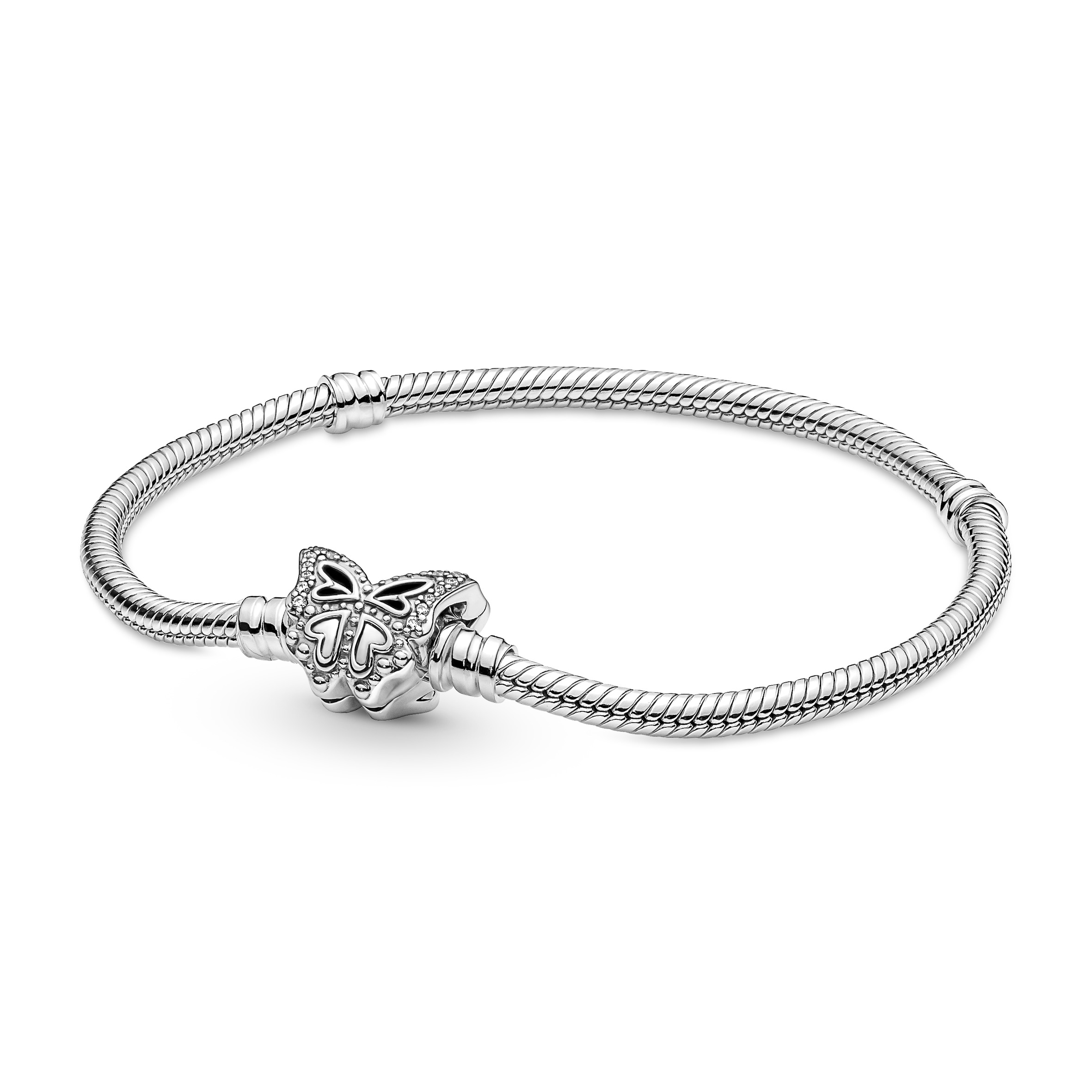 Bracciale Pandora con Chiusura a Farfalla