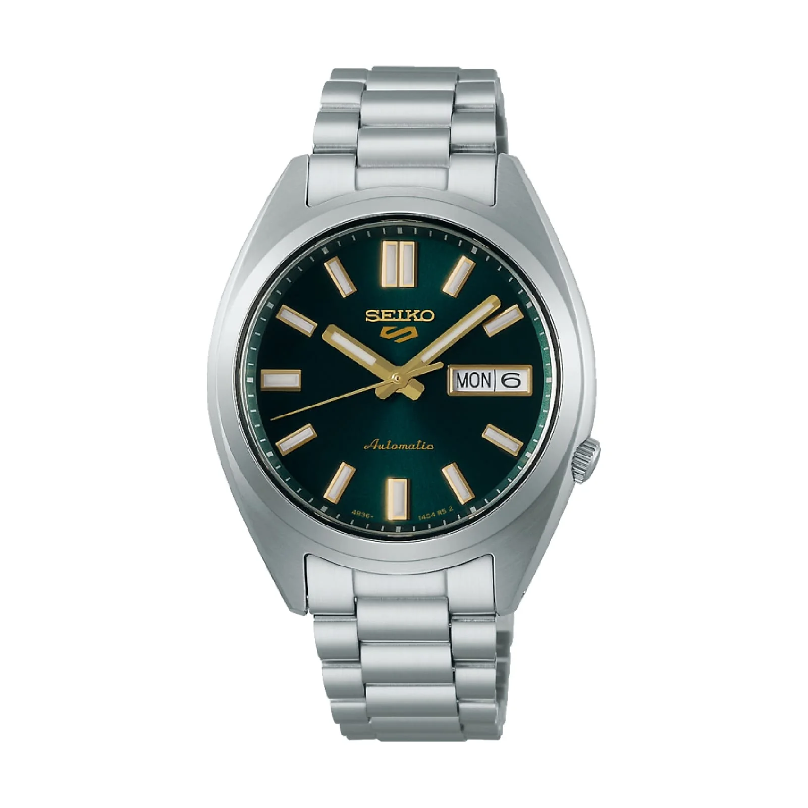 Orologio Uomo Seiko 5 Sport Automatico con Quadrante Verde 37,4 mm