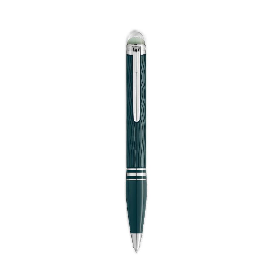 Penna a Sfera Montblanc StarWalker PolarGreen in Resina Pregiata