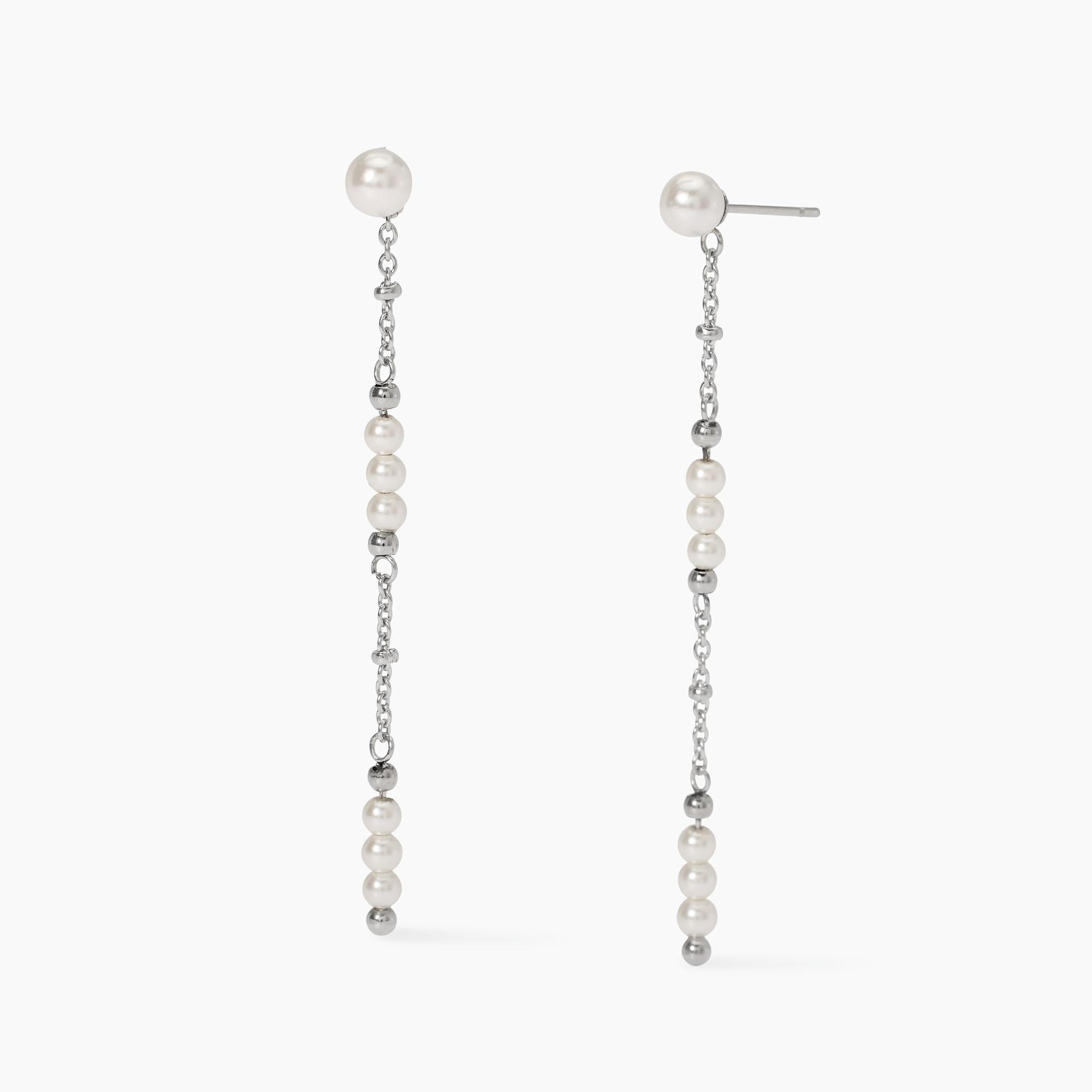 Orecchini Donna Kidult con Pendenti con Perle Conchiglia