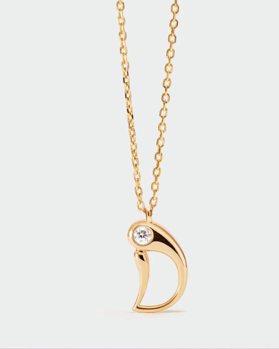 Collana Donna Pdpaola con Pendente Iniziale D 