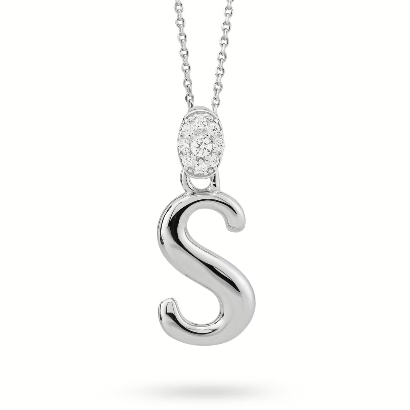 Collana Donna Boccadamo Sophie in Argento Lettera S 