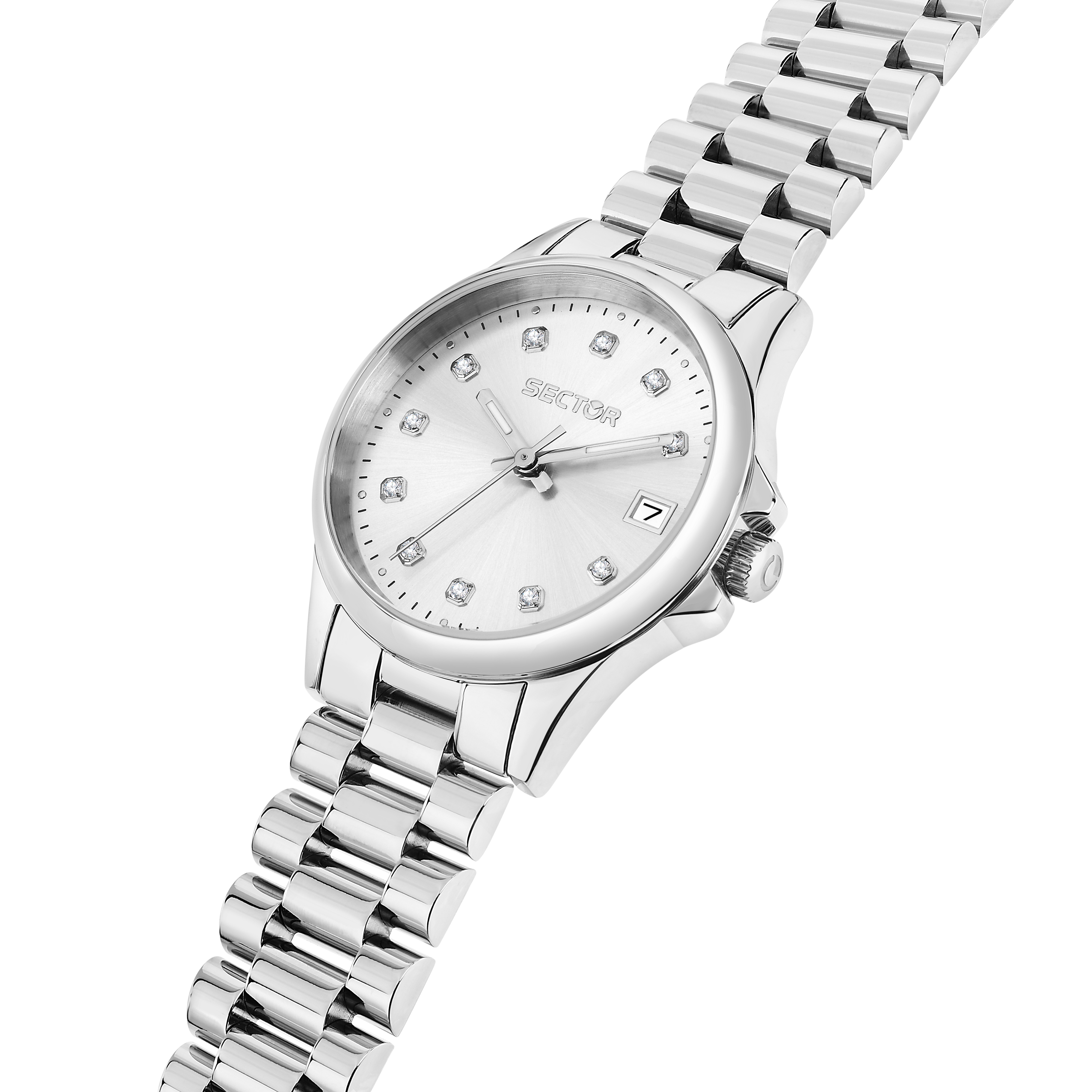 Orologio Donna Sector 230 al Quarzo con Quadrante Silver 32 mm 