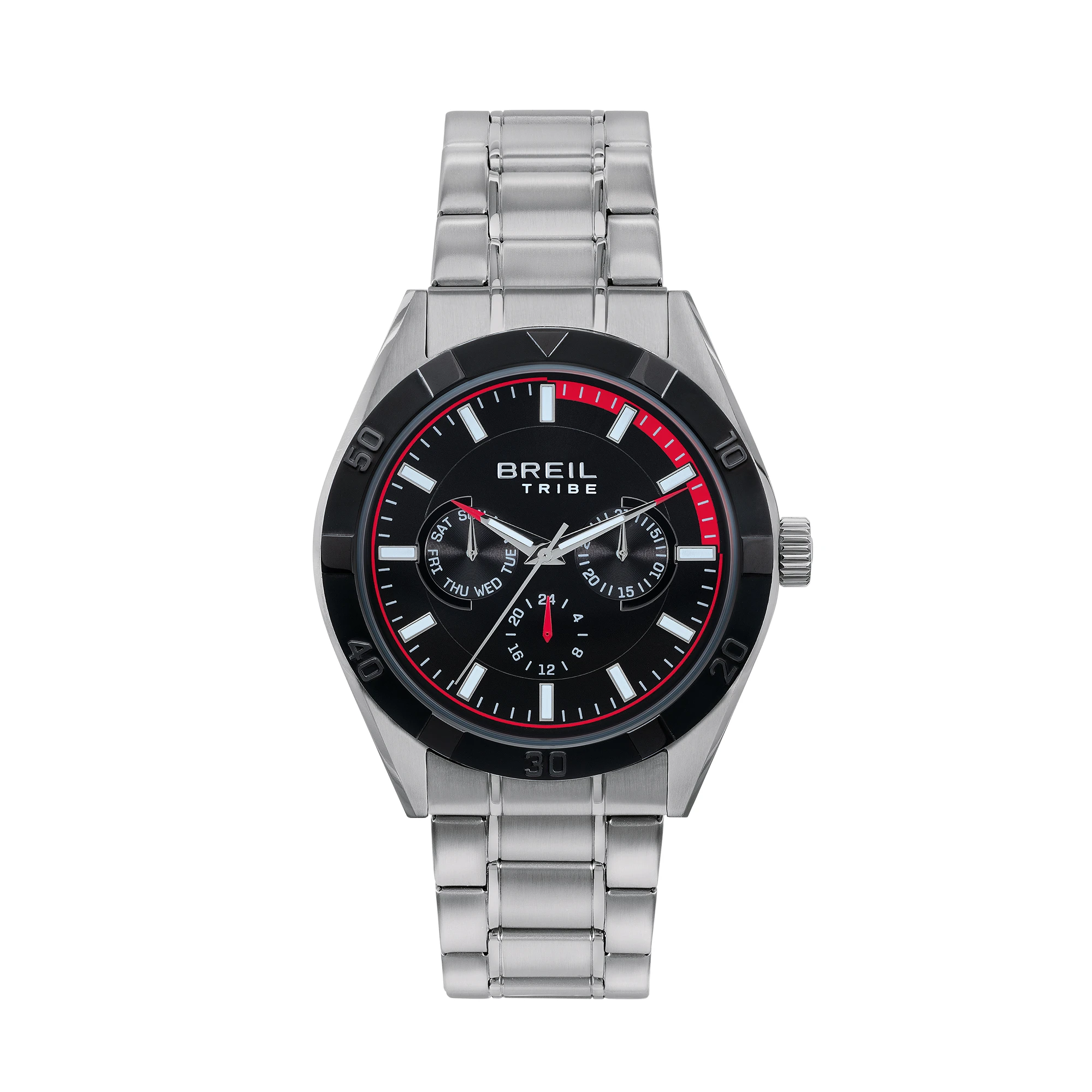 Breil Orologio Uomo Al Quarzo TW1077 - Cassa 42mm In Acciaio, Vetro Minerale, Impermeabile 100m