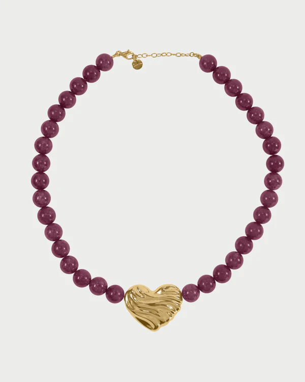 Girocollo Donna Rue Des Mille Giada Burgundy Cuore Bold Dorato 