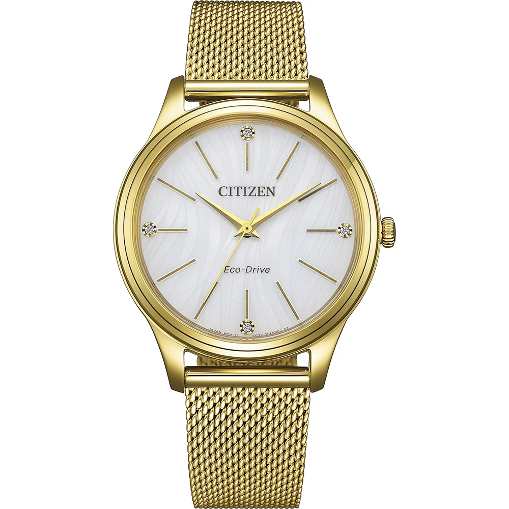 Orologio Donna Citizen Elegance Eco-Drive con Quadrante Bianco 34 mm 