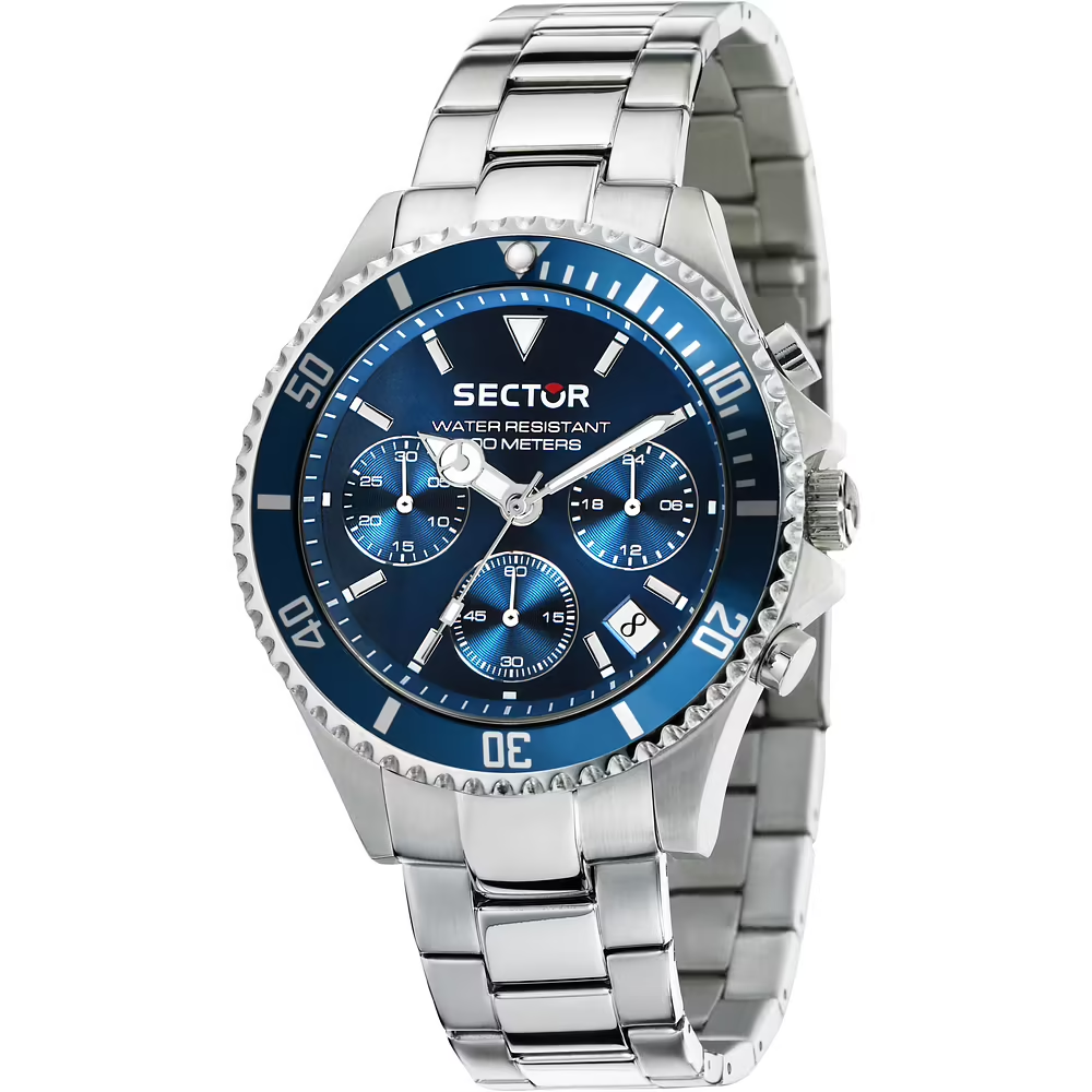Orologio Uomo Sector 230 al Quarzo con Quadrante Blu 43 mm
