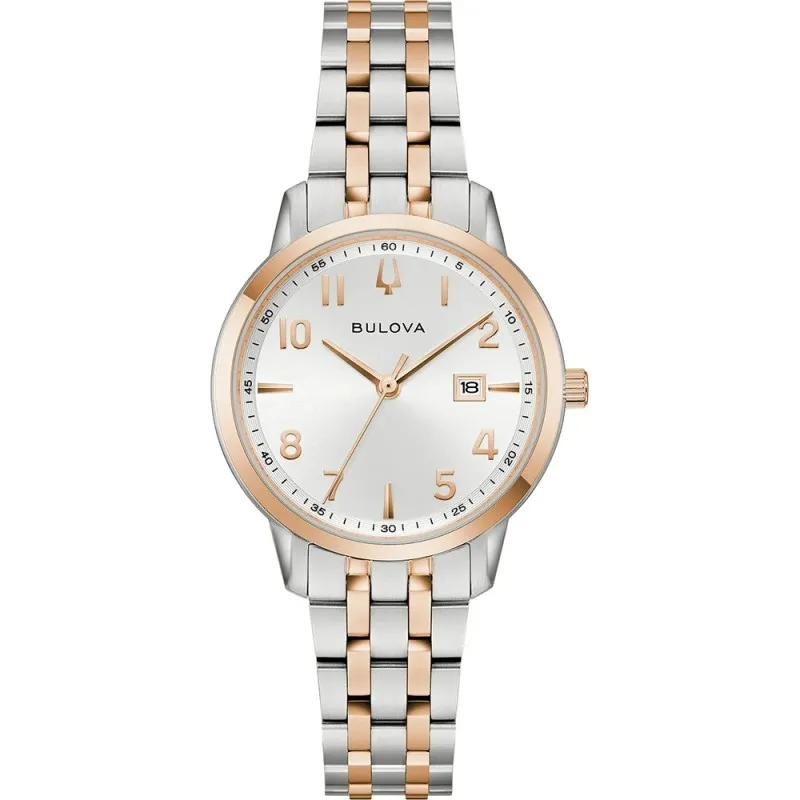 Orologio Donna Bulova Classic Lady al Quarzo con Quadrante Silver 31 mm 