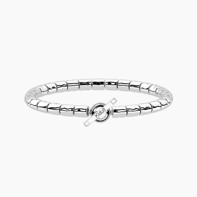 Bracciale Donna Kidult Componibile in Acciaio con Chiusura a T-bar 