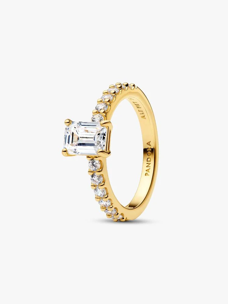 Anello Pandora Taglio Baguette Misura 52