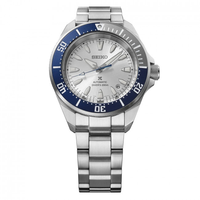 Orologio Uomo Seiko Prospex Slim Samurai Automatico con Quadrante Silver 42 mm