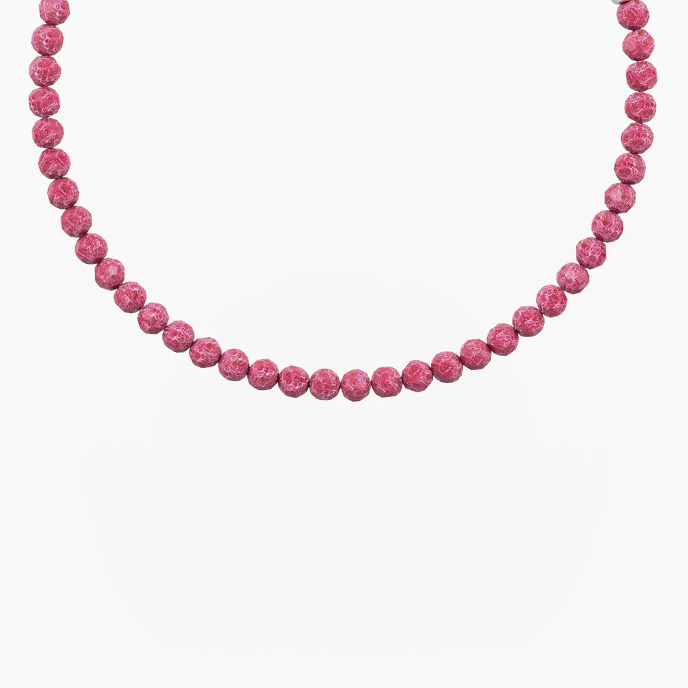 Bracciale Donna Kidult Senorita Componibile con Zirconi Rubino in Acciaio Argentato