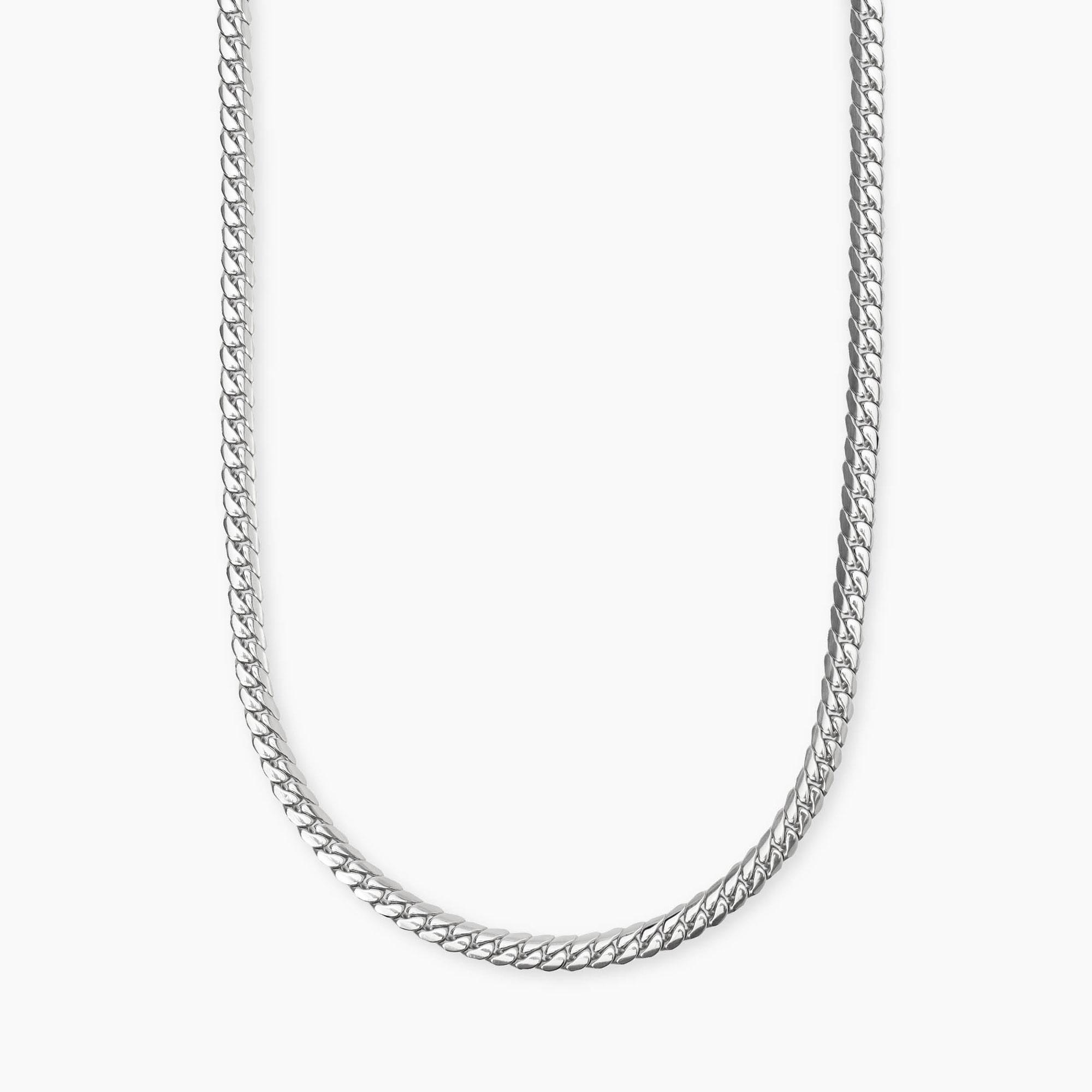 Collana Uomo Kidult con Catena Groumette Piatta 