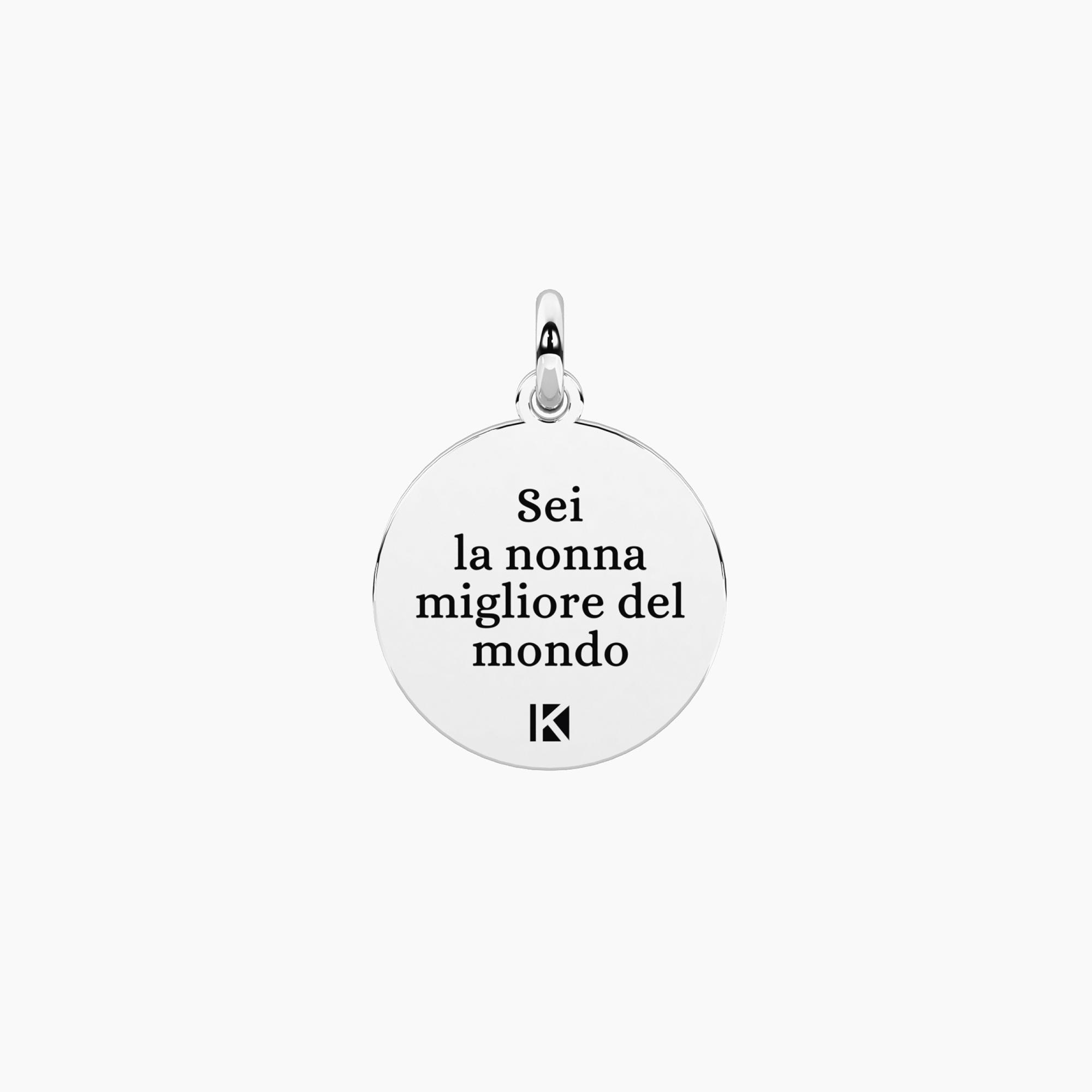 Ciondolo Donna Kidult Family Ti sei presa cura di me, con amore e dolcezza. Sei la nonna migliore del mondo