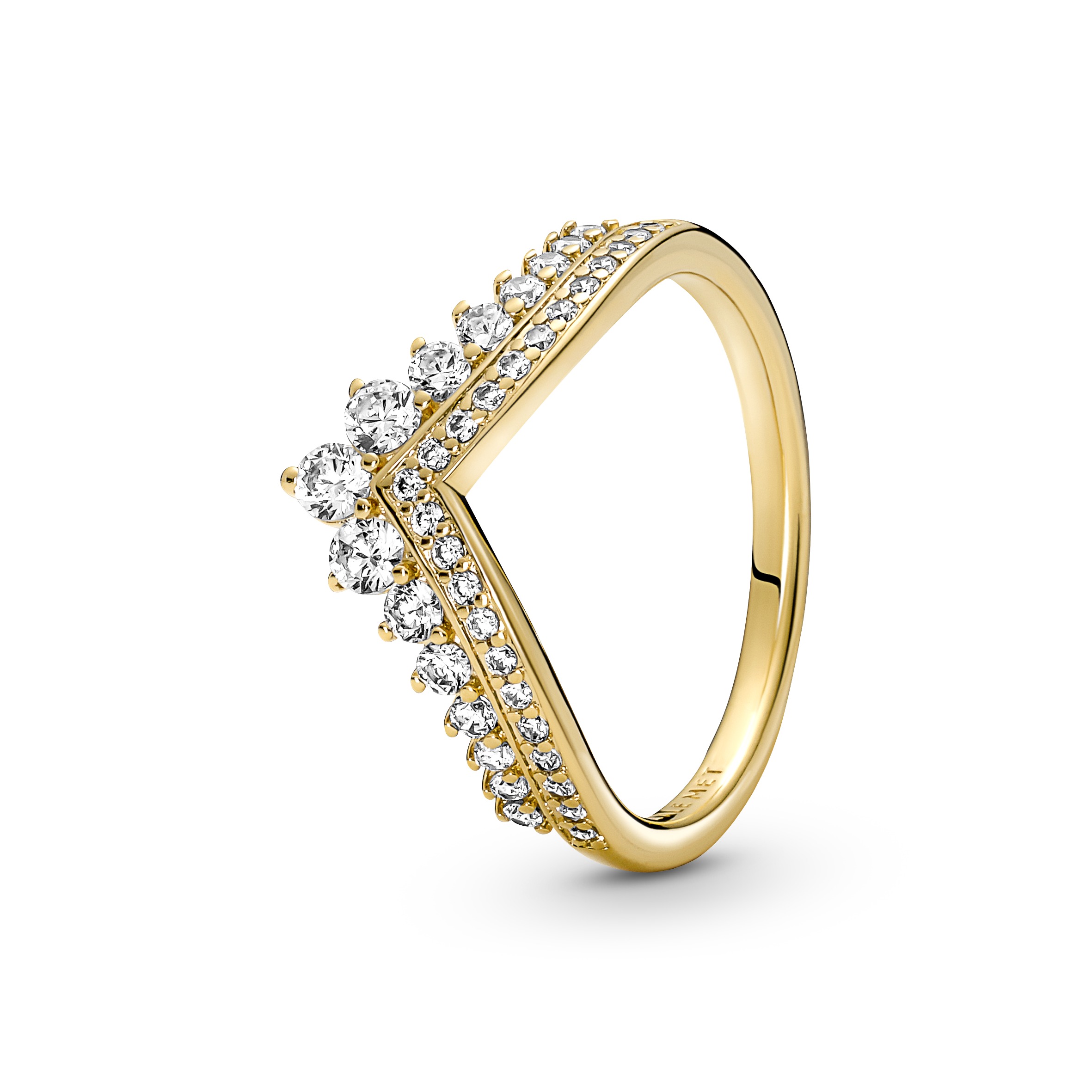 Anello Pandora Desiderio Principesco Placcatura Oro 14k