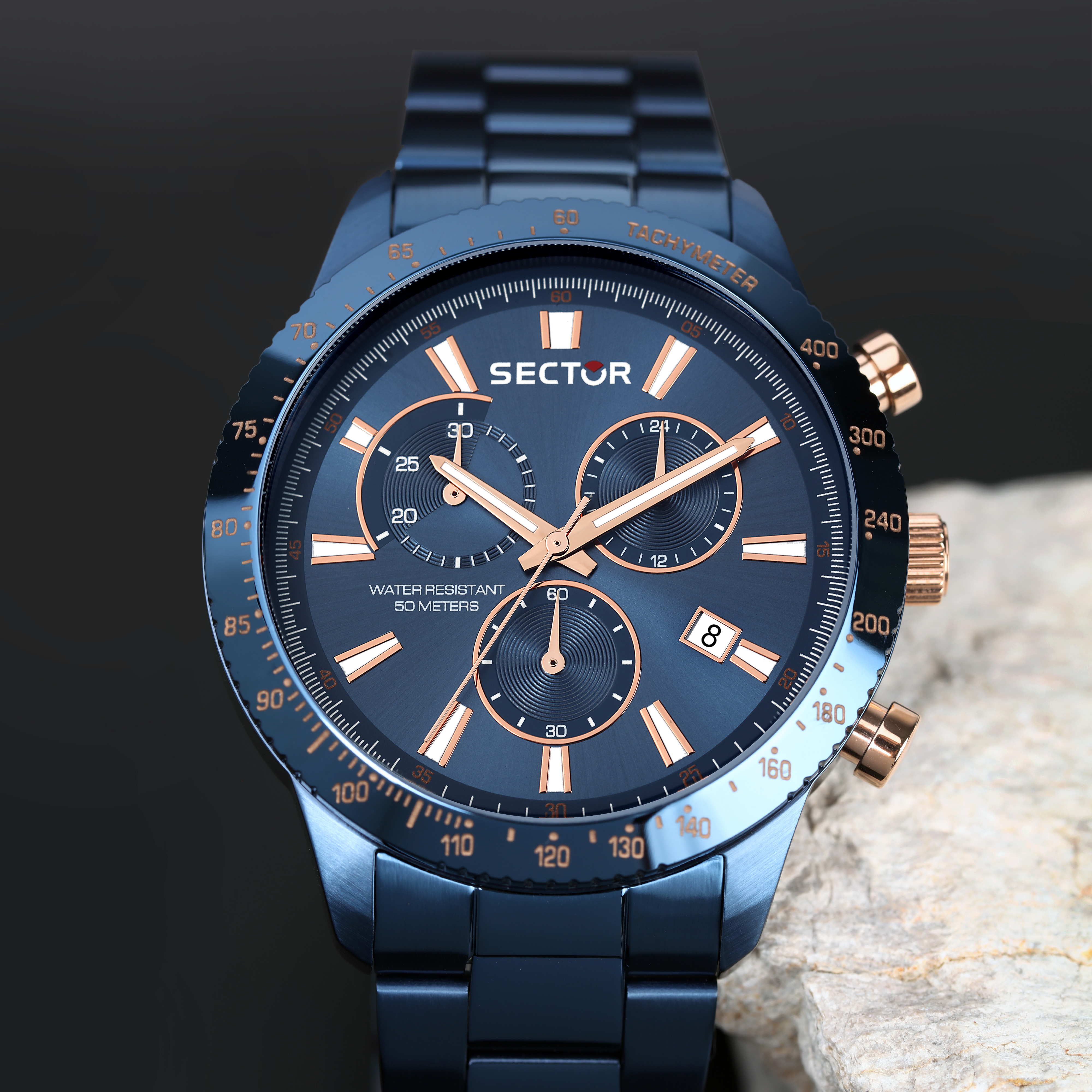 Orologio Uomo Sector 270 al Quarzo con Quadrante Blu 45 mm