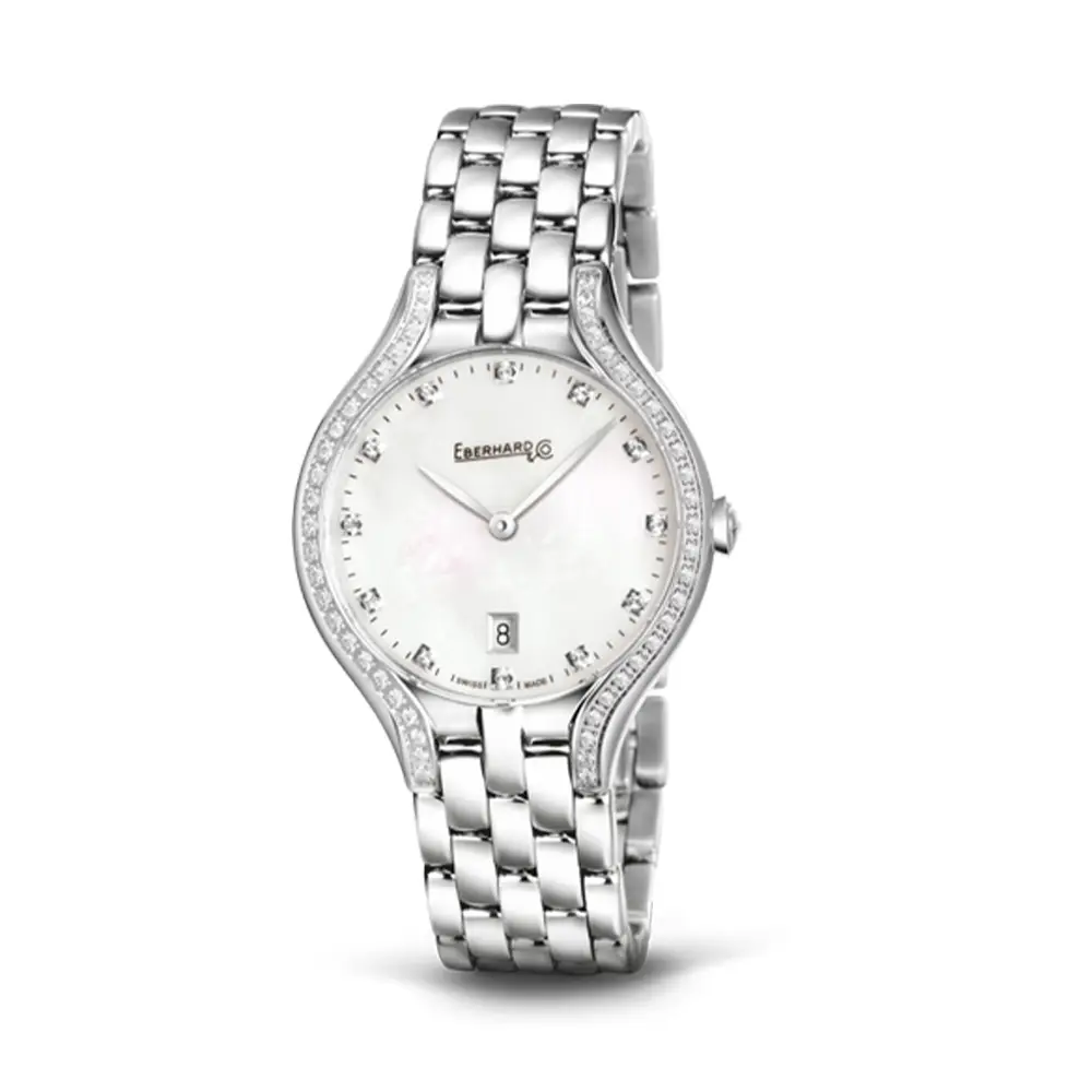 8610_70761_3049346956.bmp Orologio Donna Eberhard Rêve al Quarzo con Quadrante Madreperla e Diamanti 30 mm