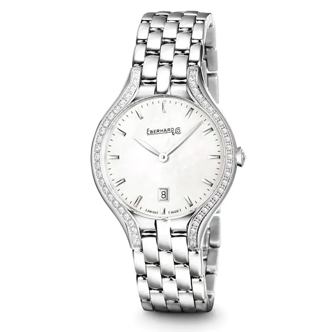 23789_123397_3058572292.bmp Orologio Donna Eberhard Reve Diamanti Automatico con Quadrante Madreperla 30 mm