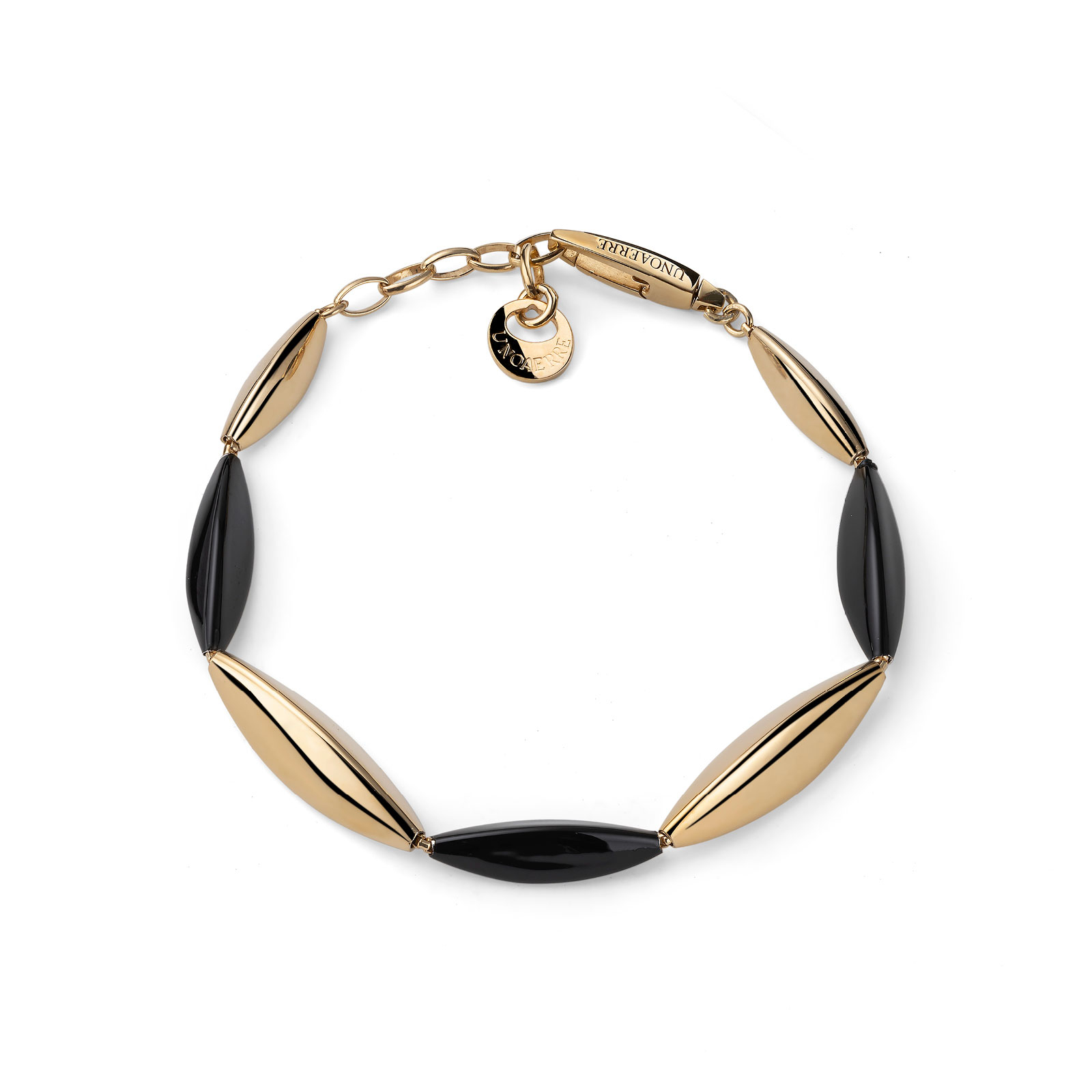 Bracciale Donna Unoaerre Aria con Elementi Neri 