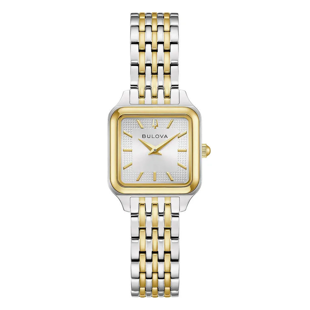 Orologio Donna Bulova Sutton al Quarzo con Quadrante Bianco 23 mm 