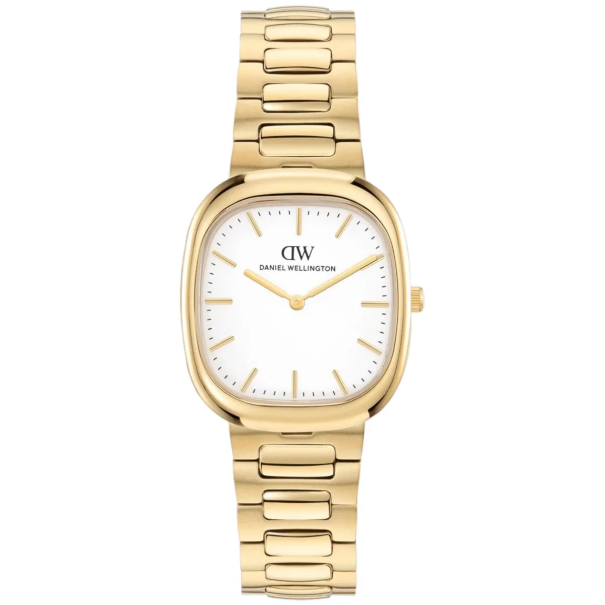 Orologio Donna Daniel Wellington Cort H-Link al Quarzo con Quadrante Bianco 38 mm Cinturino Dorato