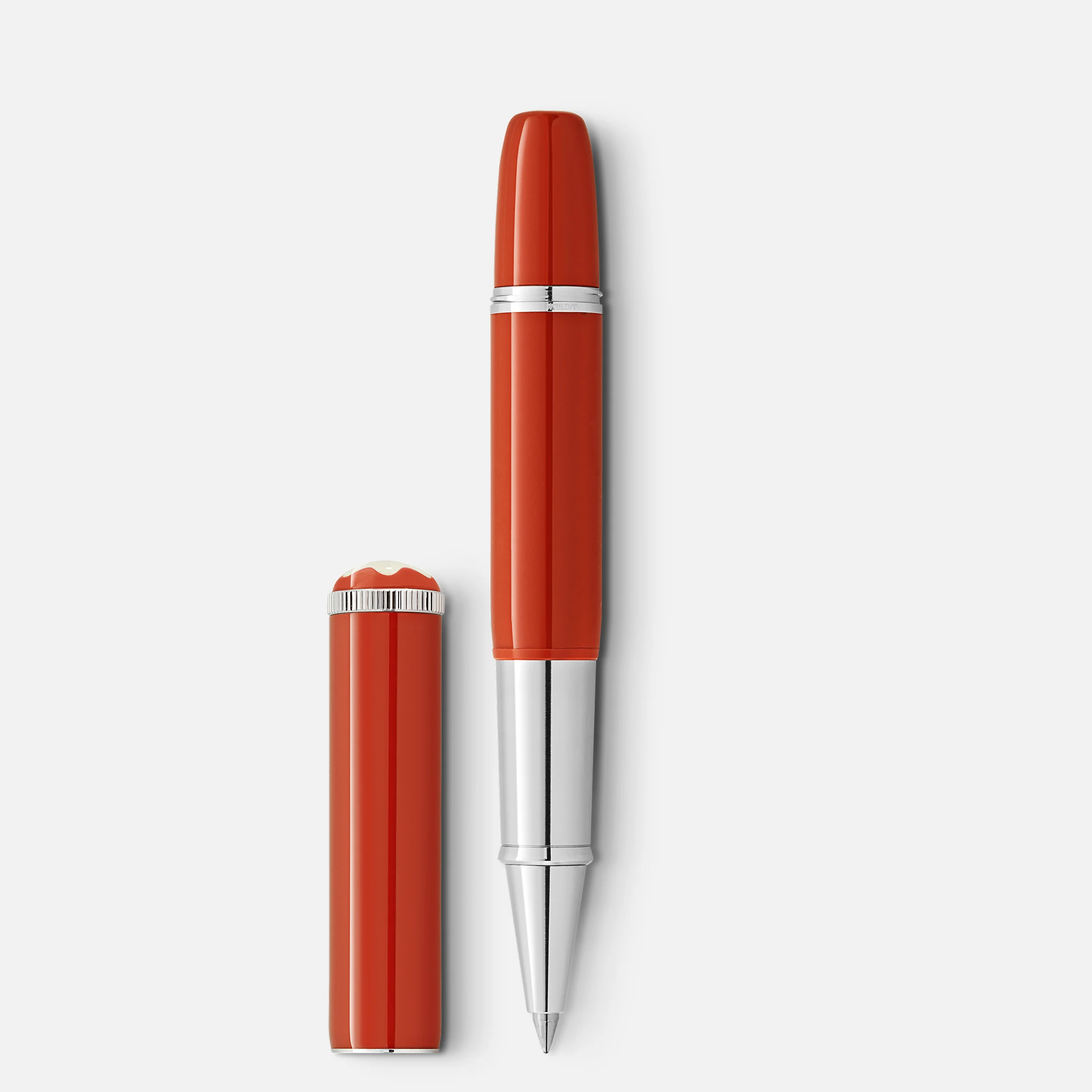 Roller Montblanc Heritage Rouge et Noir "Baby" Edizione Speciale Color Corallo