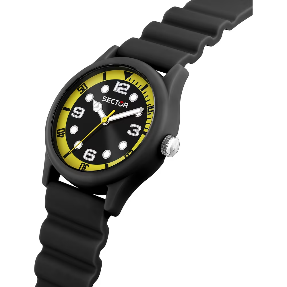 Orologio Uomo Sector H2O al Quarzo con Quadrante Nero 41 mm 