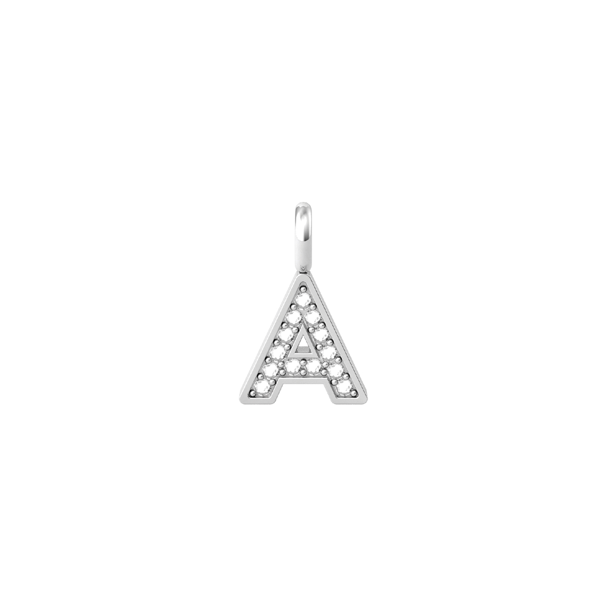 Ciondolo Donna Kidult Symbols con Lettera A in Cristalli 