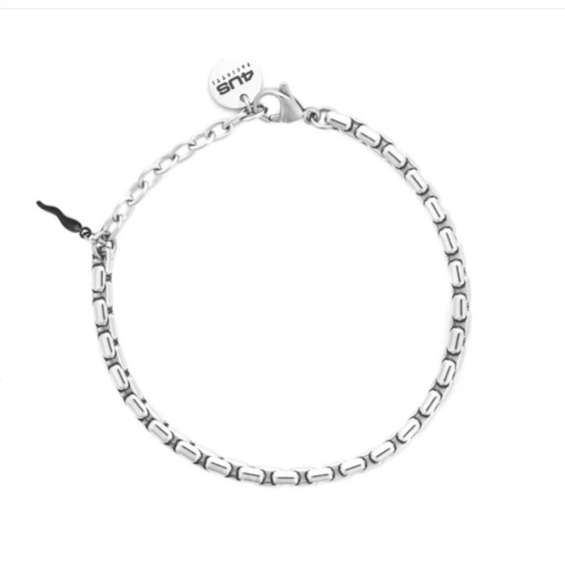 Bracciale Uomo Paciotti in Acciaio con Cornetto in pvd Nero 