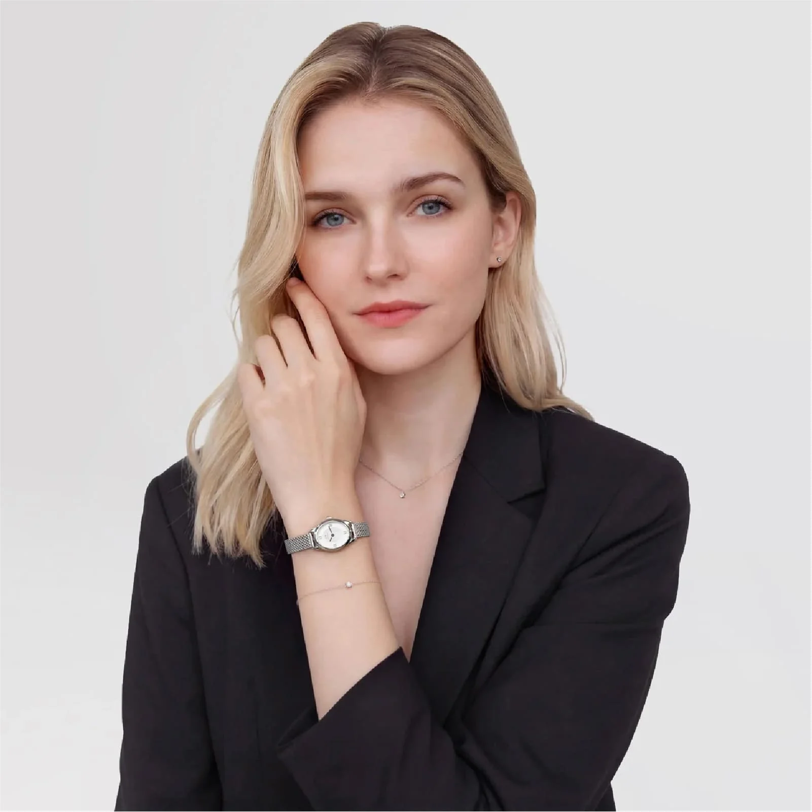 Orologio Donna Daniel Wellington Ophelia Mini al Quarzo con Quadrante Silver 22 mm Maglia Mesh