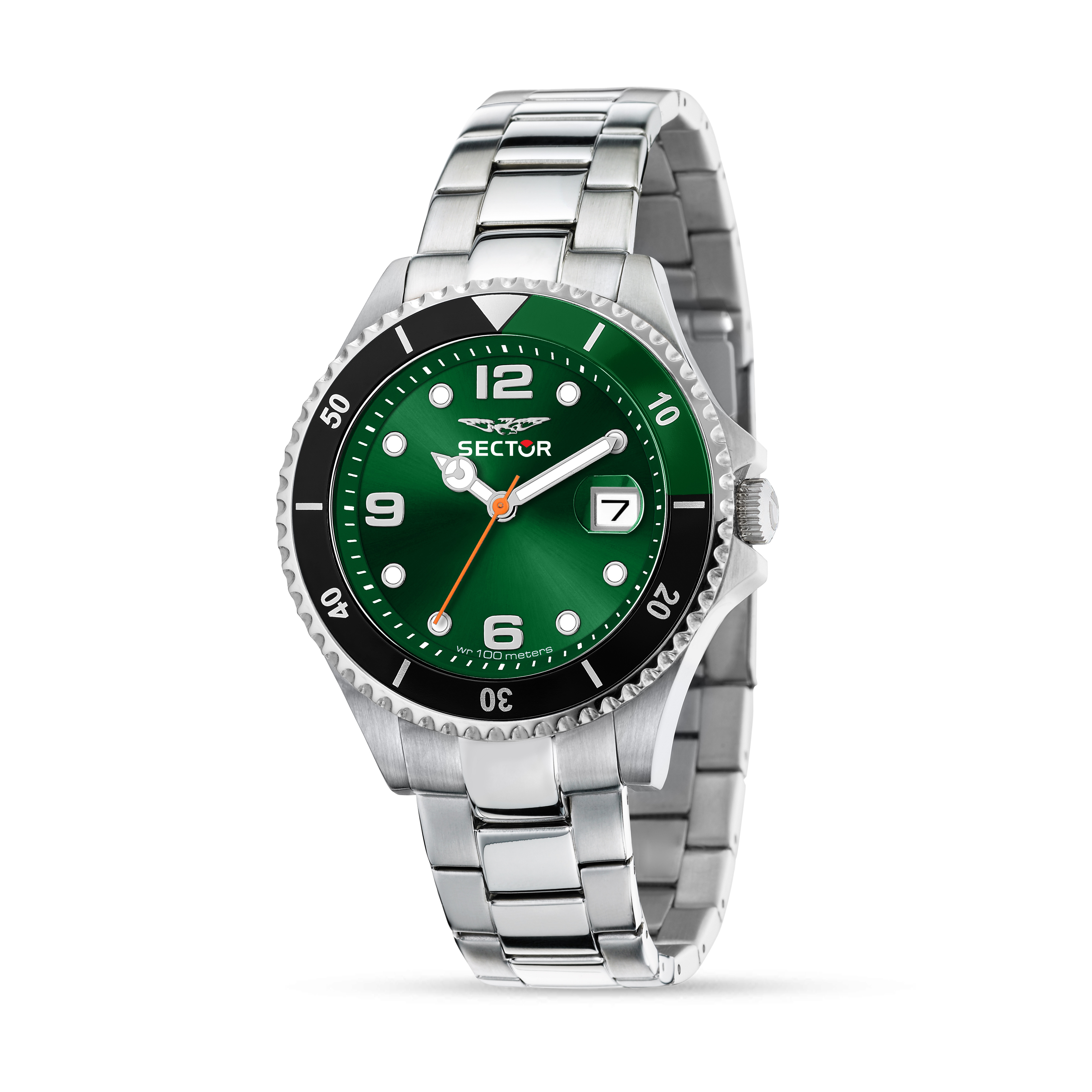 Orologio Uomo Sector 230 al Quarzo con Quadrante Verde 39 mm 