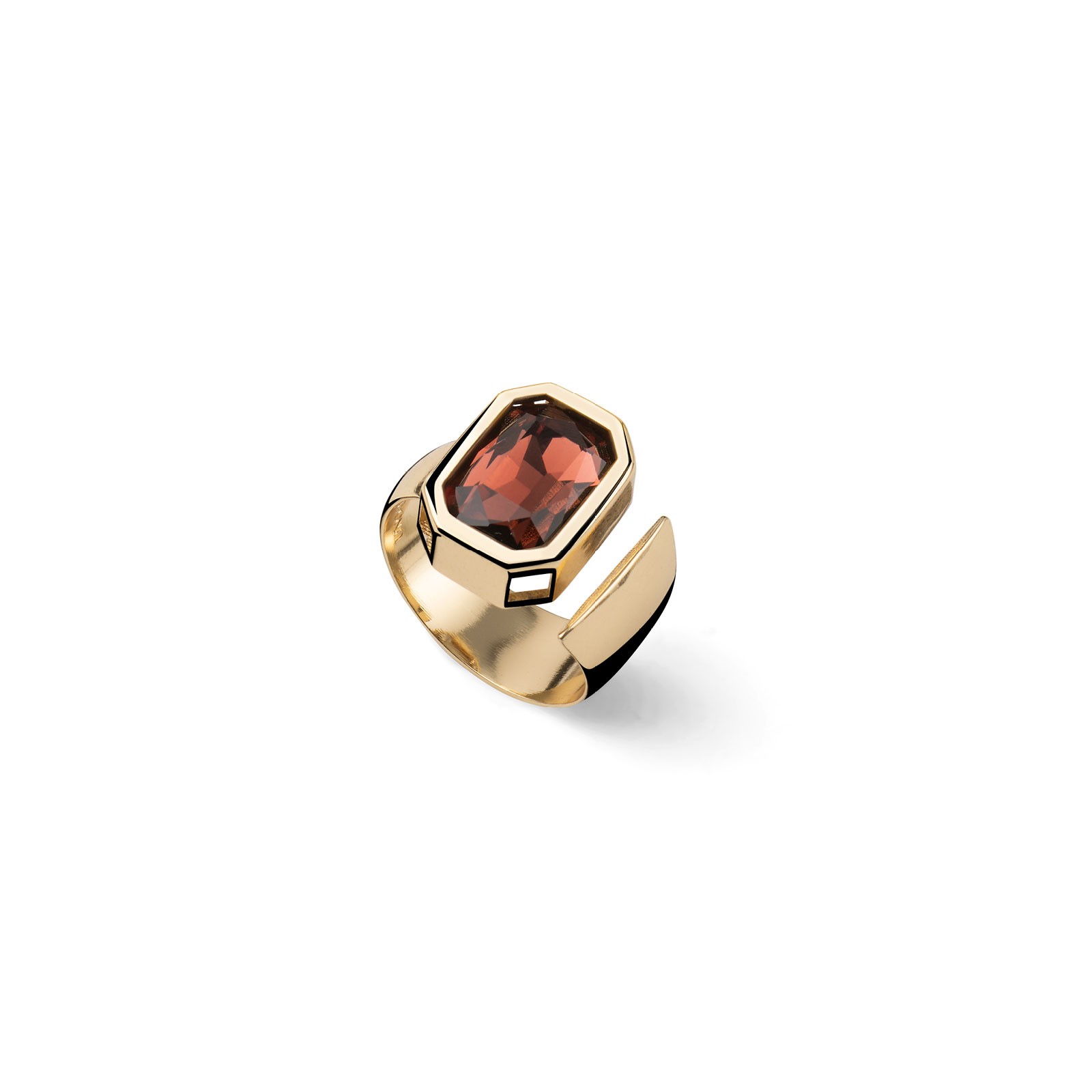 Anello Donna Unoaerre Joya Cristallo Marrone